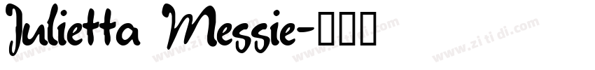 Julietta Messie字体转换